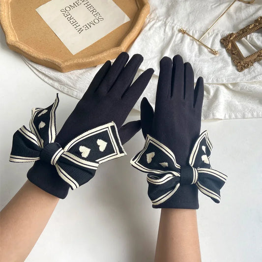 Lunara Winter™ Knitted Bow Cold Proof Gloves