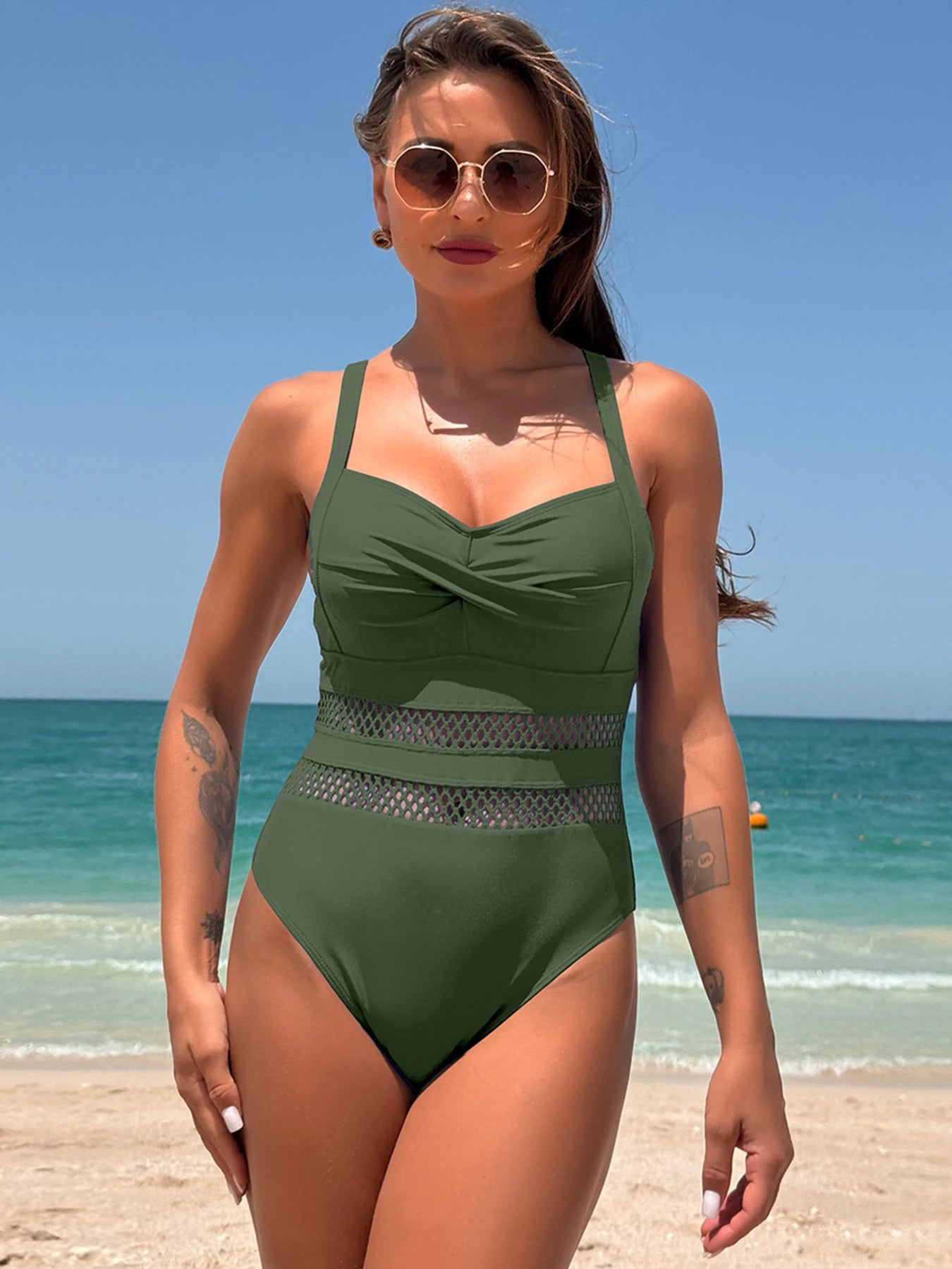 Traje de baño de malla Zenith SeaLure™