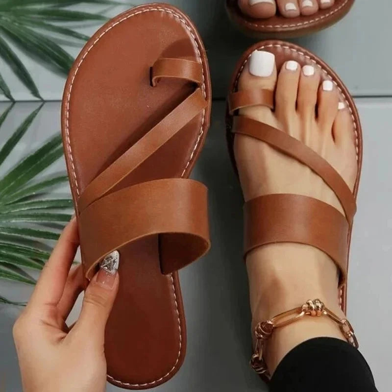 Solenne Shoes™ Minimalist Thong Sandals