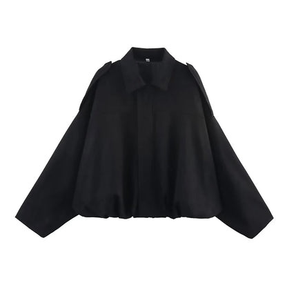Lunara Winter™ Cropped Cape Sleeve Jacket