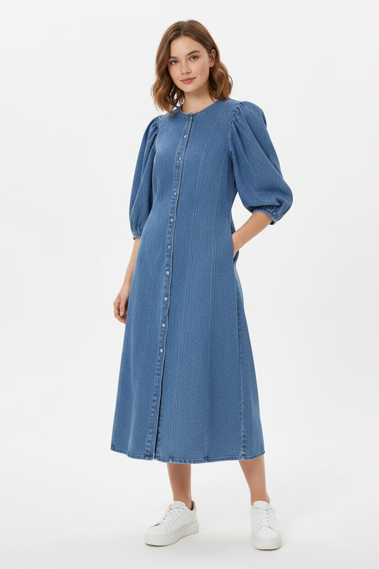 Amoura Dresses™ Denim Casual Women Dress