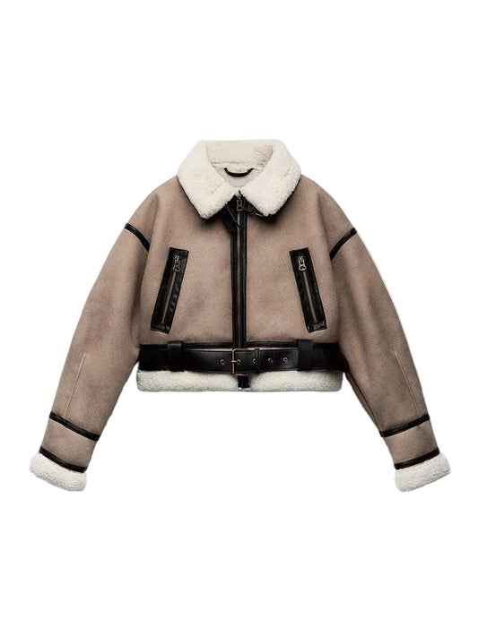 Lunara Winter™ Sherpa Aviator Jacket