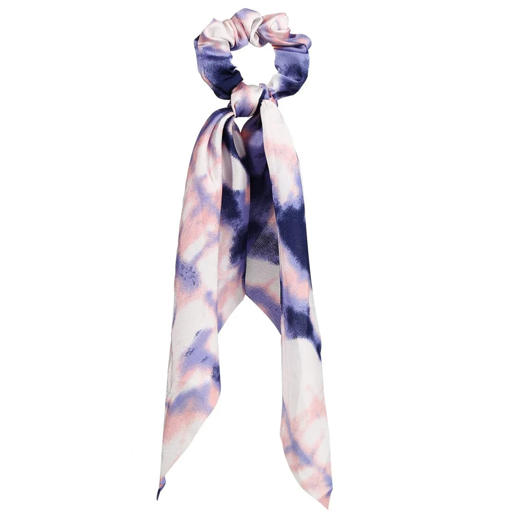SatinÉclat™ Bow Satin Long Scrunchies