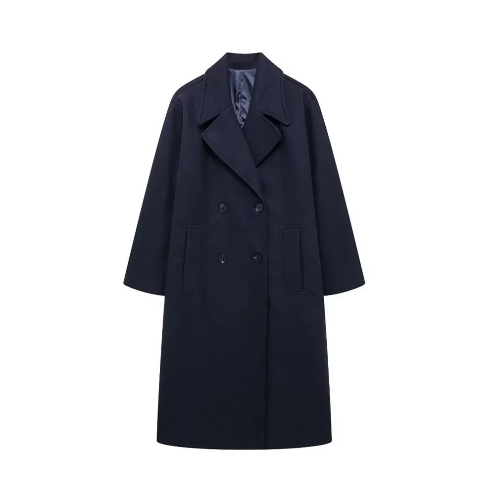 Lunara Winter™ Classic Double-Breasted Wool Coat