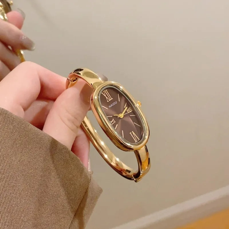 Velya Watches™ Orologio retrò ovale da donna