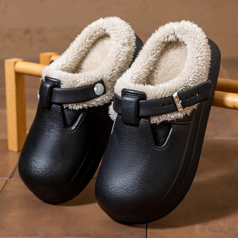 Chinelos mules femininos Lunara Winter™