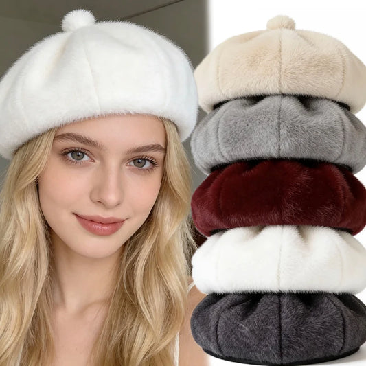 Lunara Winter™ Thickened Plush Beret for Women