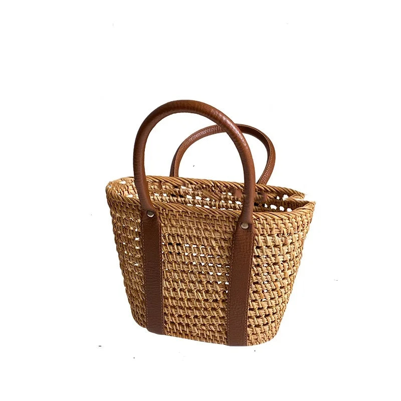 SeaLure™ Riviera Luxe gewebte Handtasche