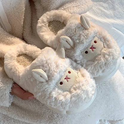 Lunara Winter™ Cute Lamb Plush Slippers