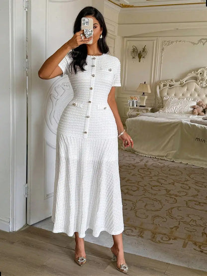Amoura Dresses™ Textured Knit Midi Dress
