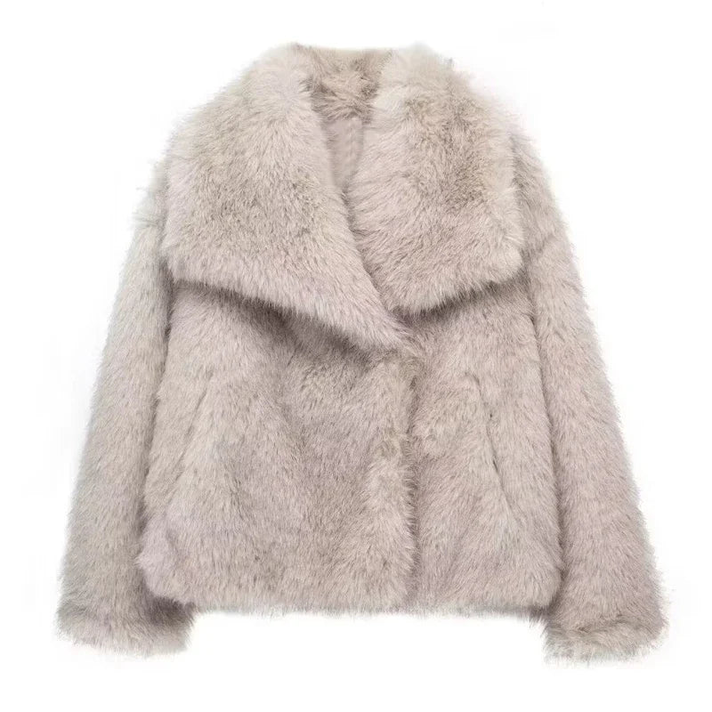 Áo khoác lông nhân tạo màu nâu Lunara Winter™
