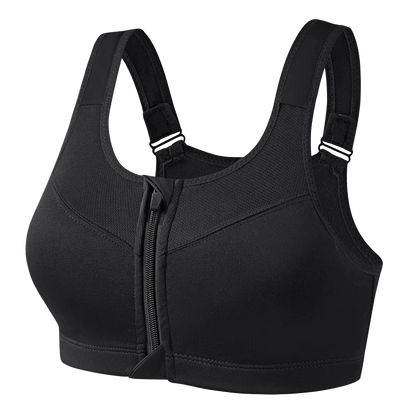 Power Sculpt Zip Bra