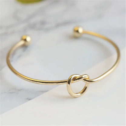 Elara Jewelry™ Knot Cuff Bracelet