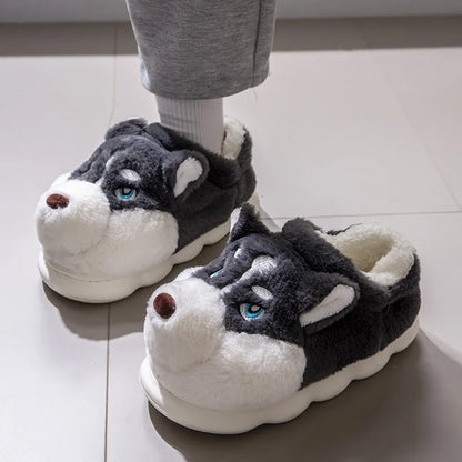 Lunara Winter™ Husky Style Fluffy Slippers