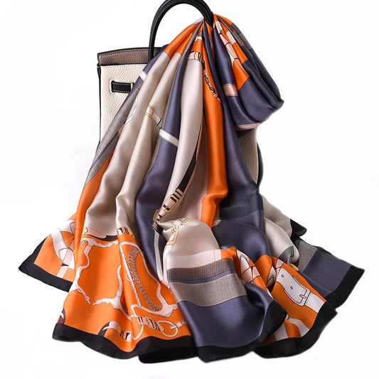 SatinÉclat™ Spring Satin Scarf