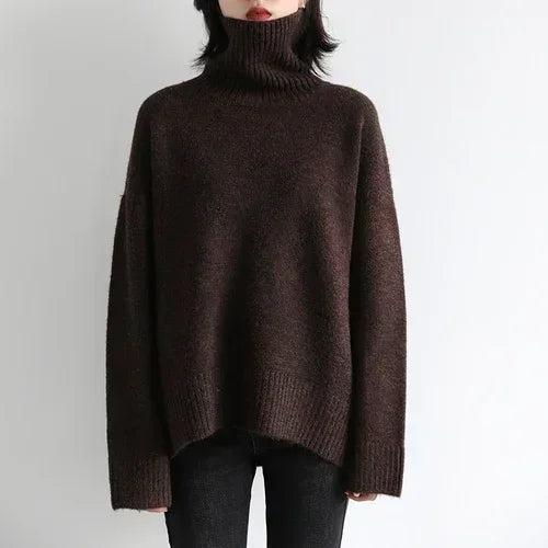 Lunara Winter™ Buttery Soft Oversized Turtleneck Sweater