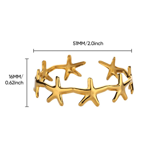 Elara Jewelry™ Maréa Starline Ring