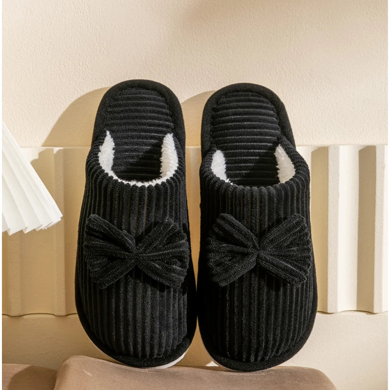 Lunara Winter™ Women’s Winter Bow Slippers