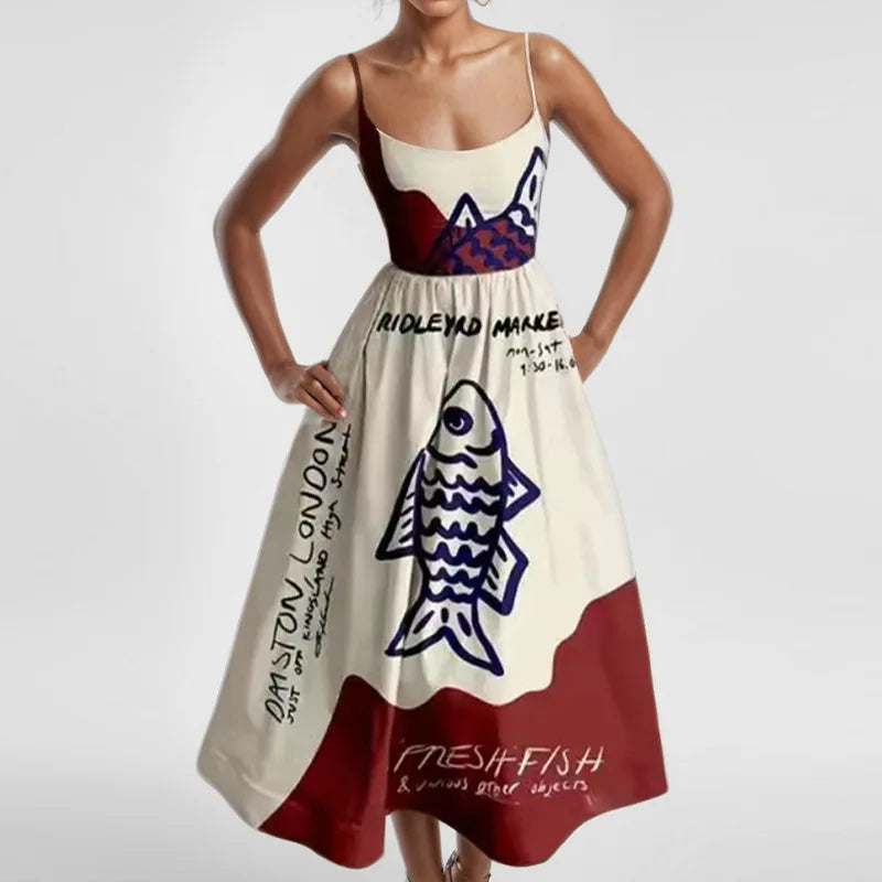 Amoura Dresses™ Classic Dress Ocean Theme