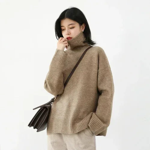 Lunara Winter™ Buttery Soft Oversized Turtleneck Sweater