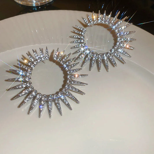 Elara Jewelry™ Iridescent Hoop Earrings