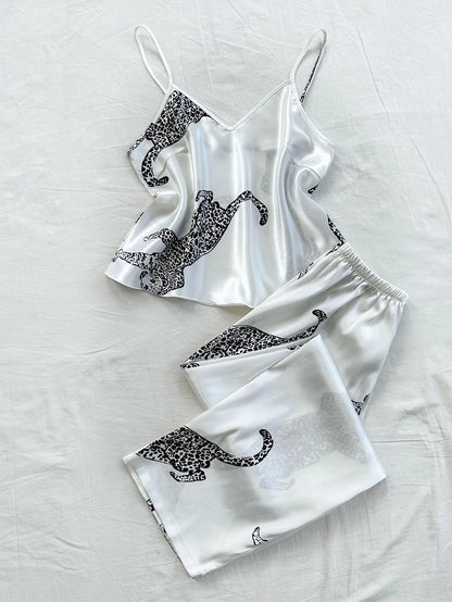 SatinÉclat™ Long Pants Pajama Set