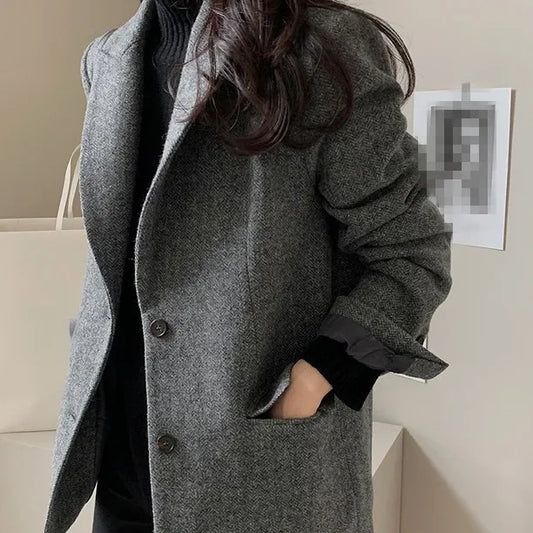 Lunara Winter™ Elegant Blazer Coat