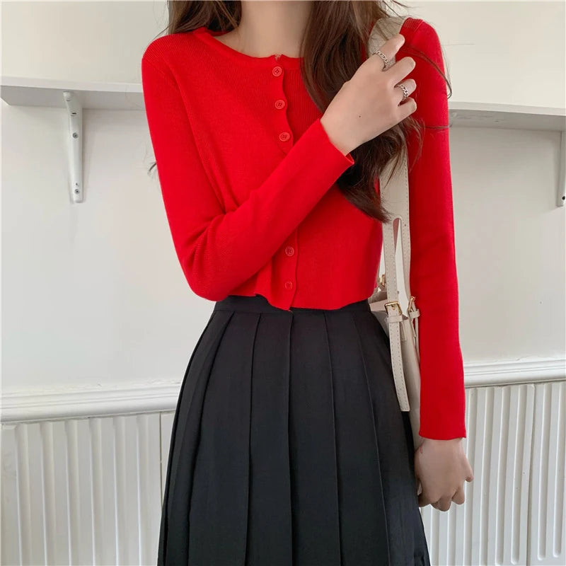 Lunara Winter™ Single-Breasted Cardigan