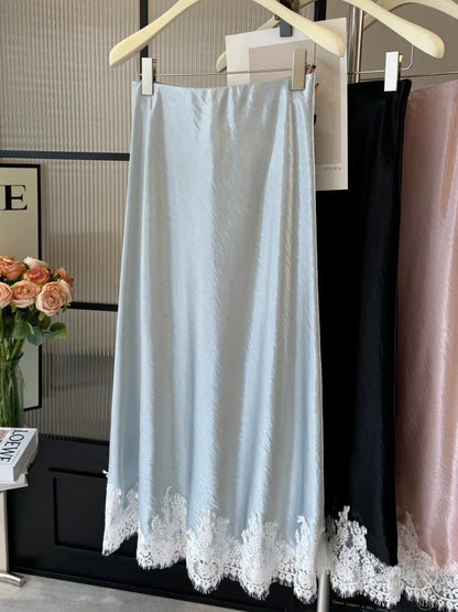 Satin Éclat™ Elegant Satin Mermaid Skirt