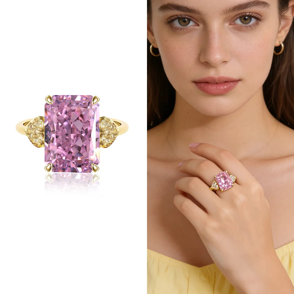 Elara Jewelry™ Aurora Prism Statement Ring