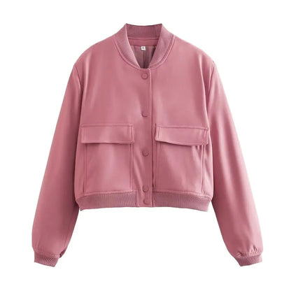 Lunara Winter™ Cropped Bomber Jacket