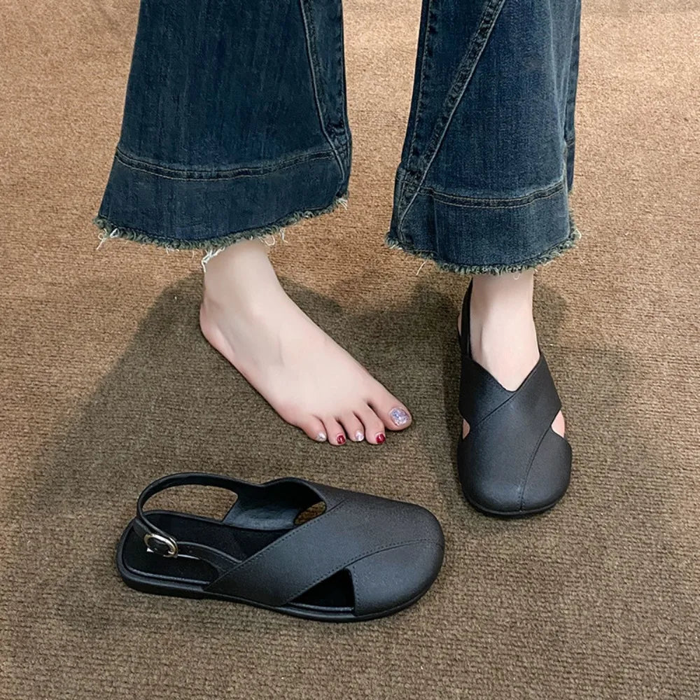 Solenne Shoes™ Breathable Retro Flat Sandals