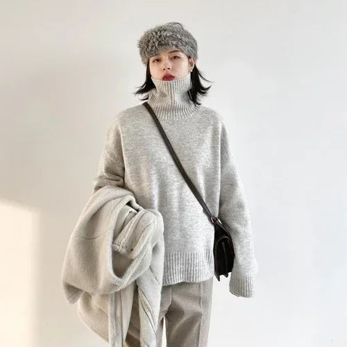 Lunara Winter™ Buttery Soft Oversized Turtleneck Sweater