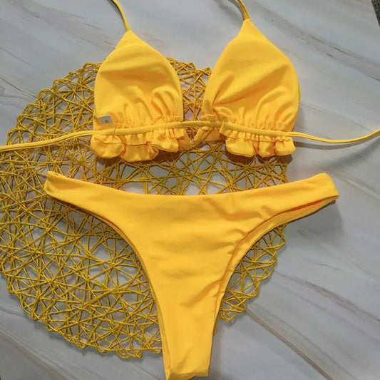 SeaLure™ Lunessa Ruched Bikini Set