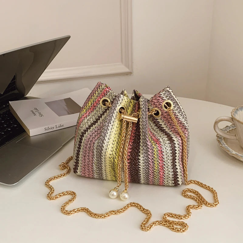 ÉlanBag™ Elegant Shoulder Chain Bag Pearl