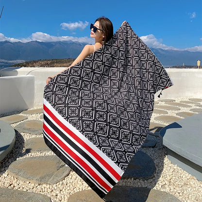 SeaLure™ Aura Artisanal Silk-Blend Shawl