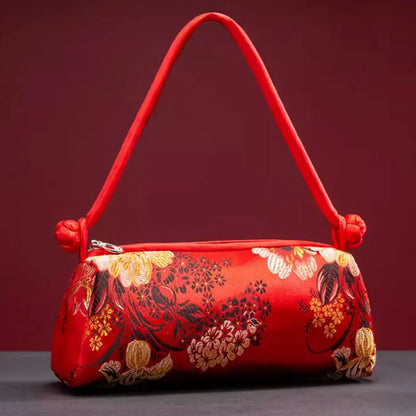 Bolsa feminina bordada em seda ÉlanBag™