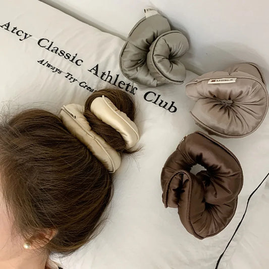 SatinÉclat™ Sponge Elastic Hair Scrunchies