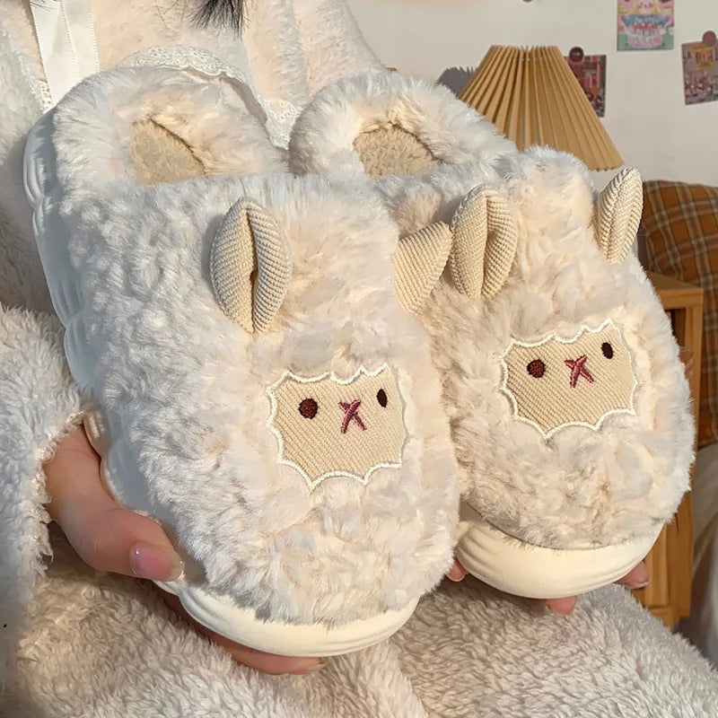 Lunara Winter™ Cute Lamb Plush Slippers