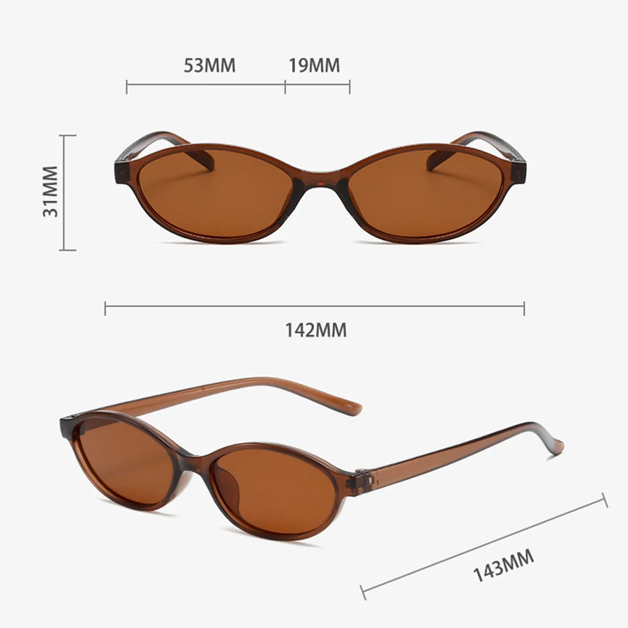 Monture ovale rétro Velisse Sunglasses™