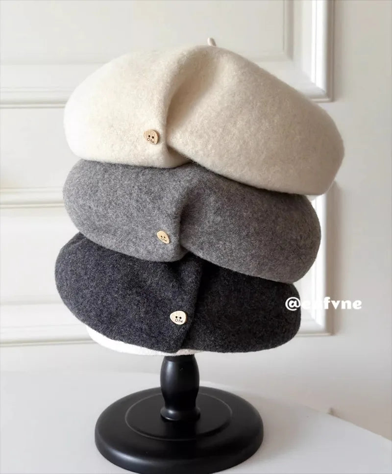 Berretto basco in lana da donna Lunara Winter™