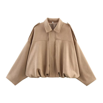 Lunara Winter™ Cropped Cape Sleeve Jacket