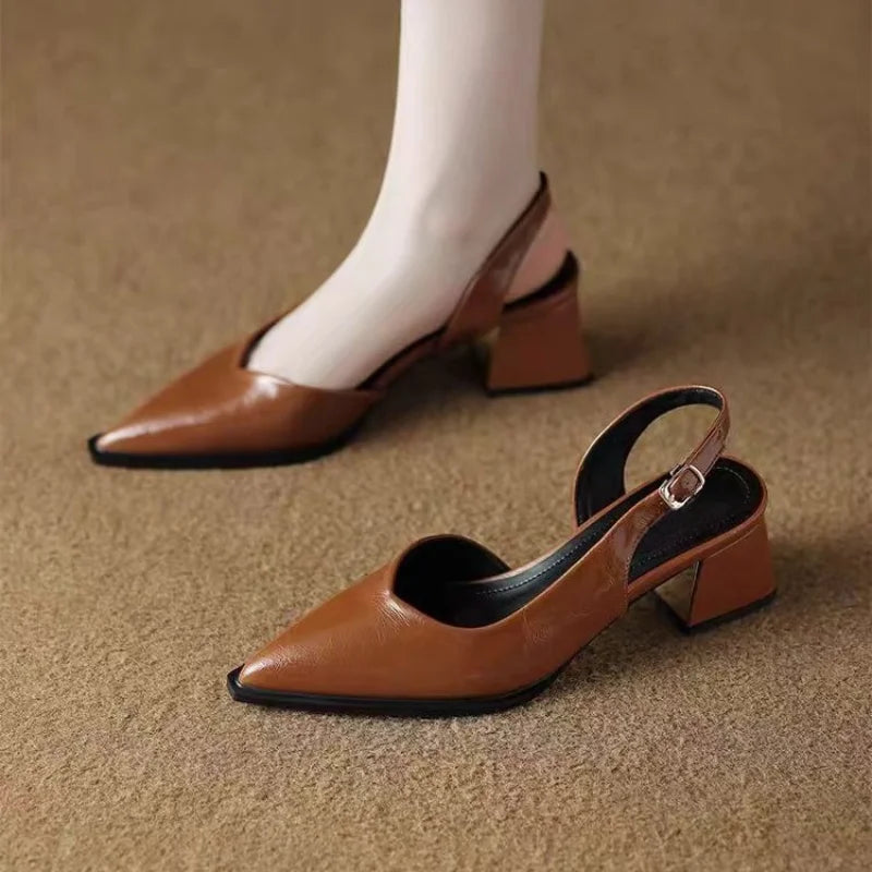 Solenne Shoes™ Talons élégants à bout pointu