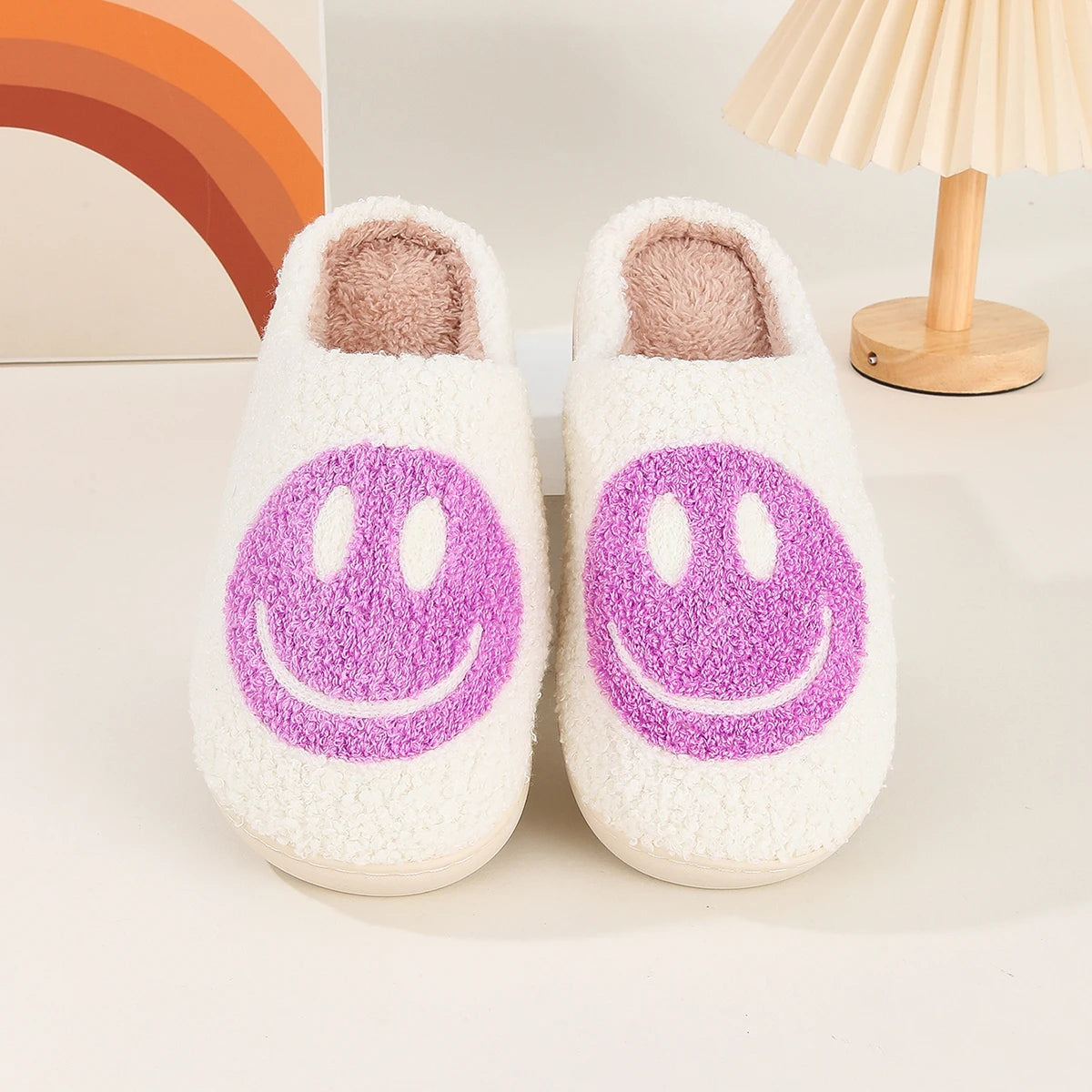 Lunara Winter™ Cute Smiling Face Warm Slippers
