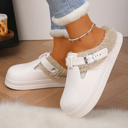 Chinelos mules femininos Lunara Winter™