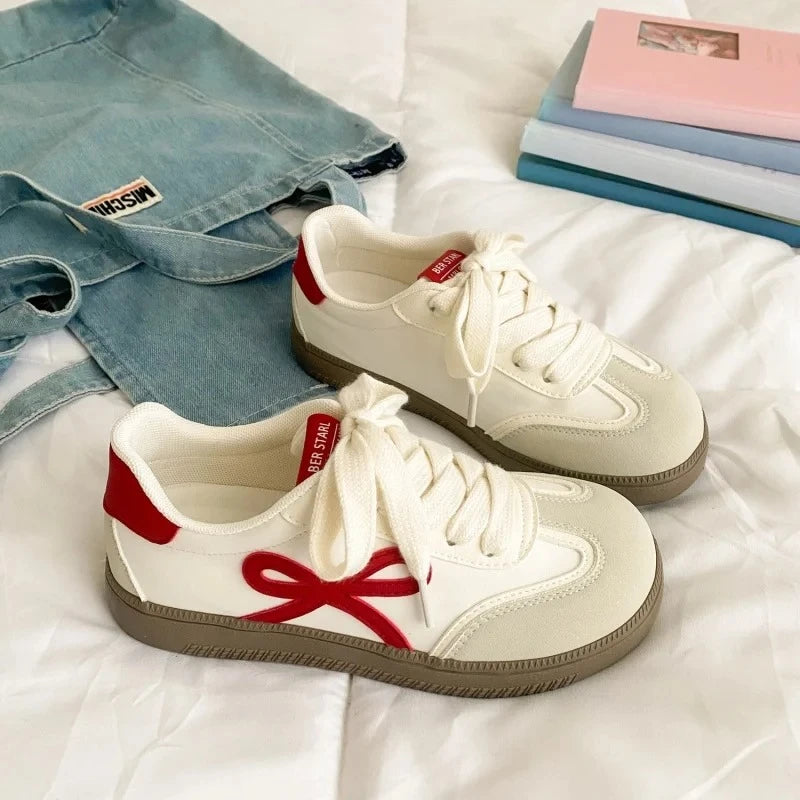Solenne Shoes™ Cute Bow Casual Sneakers