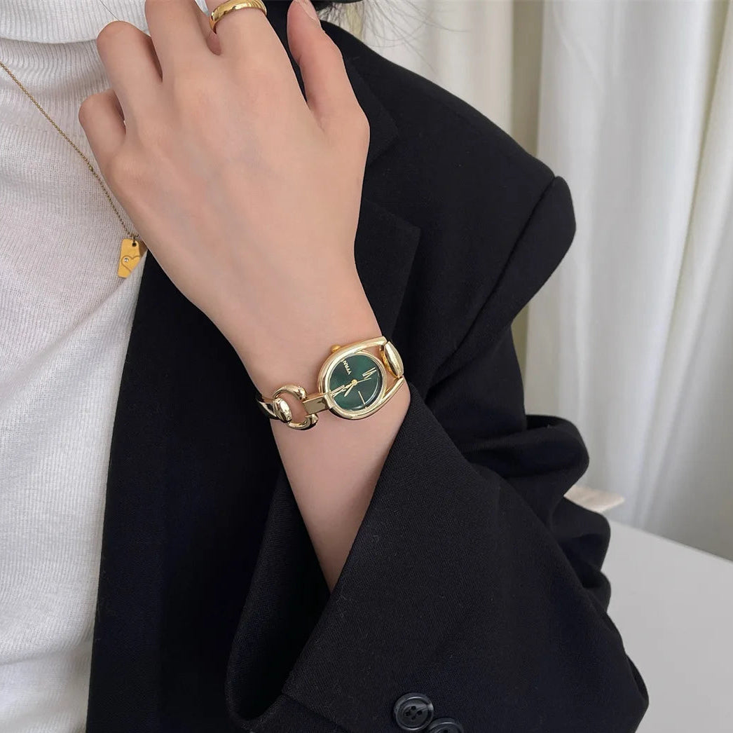 Velya Watches™ Vintage-Armbanduhr, hell