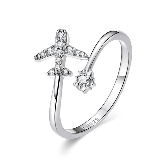 Elara Jewelry™ Aviara Jet Set Ring