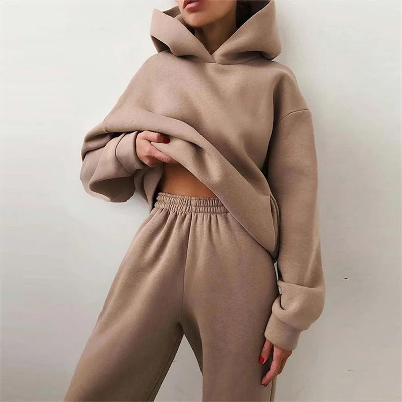 Lunara Winter™ 2-teiliges Damen-Trainingsanzug-Set