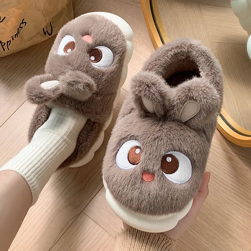Lunara Winter™ Rabbit Indoor Slippers
